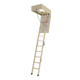 Escaliers escamotables en bois LWT à 4 segments