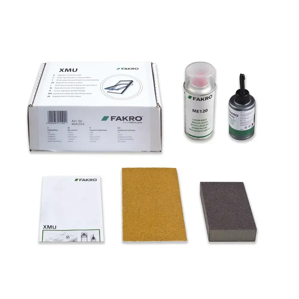 Kit d’entretien pour bois laqué polyuréthane blanc XMU